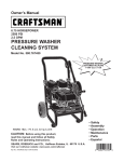 Craftsman 580.767450 Owner`s manual