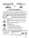 Schwank SPW-JZ Owner`s manual