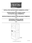 Maytag MLG24PDAGW3 Specifications