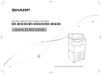 Sharp MX-M465N User`s manual