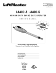 Digital LA400 Owner`s manual
