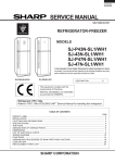 Sharp SJ-43N-BE Service manual