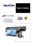 MUTOH Spitfire 65/90 Extreme User`s guide