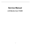Acer V193W Service manual