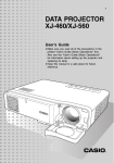 Casio XJ-42 User`s guide