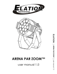 Elation Event Par System User manual