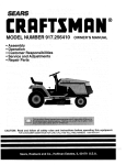 Craftsman 917.256410 Owner`s manual