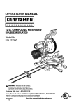 Craftsman 315.212350 Operator`s manual