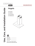 Zephyr Angolo ZAG-M90AG Installation guide