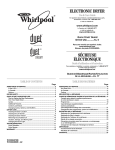Whirlpool W10224575A Use & care guide