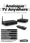 Marmitek TV ANYWHERE User manual