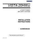 ADEMCO VISTA-20HWse Troubleshooting guide