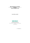 Moxa Technologies EtherDevice Installation guide
