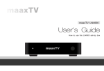 maaxTV LN4000 User`s guide