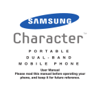Samsung Character User manual