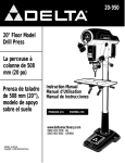 Delta 20-950 Instruction manual