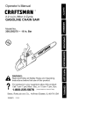 Craftsman 358.350270 Operator`s manual