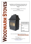 Woodwarm Stoves 20.0Kw Operating instructions