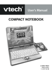 VTech COMPACT NOTEBOOK User`s manual