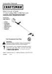 Craftsman 358.795571 Instruction manual