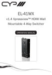 CYP EL-41WX Specifications