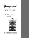 Magic Chef MCSFS12ST Instruction manual