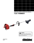 Shindaiwa T235 Operator`s manual