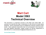 Mart Cart 3563 Operating instructions