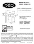 Char-Broil Red 463250110 Product guide