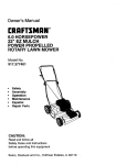 Craftsman 917.377401 Owner`s manual