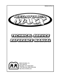 MERIT INDUSTRIES Megatouch XL Service manual