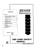 Sears 30229 Operating instructions