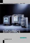 Siemens 11 Operating instructions