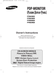 Samsung PDP-TELEVISION Specifications