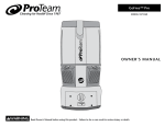 Pro-Team 107321 Owner`s manual