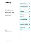 Siemens NCZ Specifications