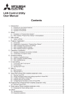 Mitsubishi PJLink FD630U User manual