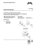 AIRLESSCO 24F579 Mustang 5100 Stand Instruction manual
