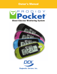 Prodigy Pocket Owner`s manual