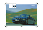 BMW M3 CONVERTIBLE 2003 Owner`s manual