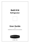 Rangemaster DxD 910 User guide