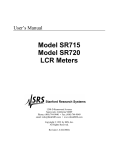 Memoq MR-720 User`s manual