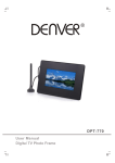 Denver DPT-770 User manual