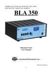 RM Italy BLA 350 User manual
