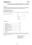 Cornelius 230 VAC Operating instructions