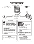 Quadra-Fire CASTILEI-MBK Owner`s manual