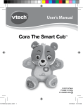 VTech Cora The Smart Cub - Pink User`s manual