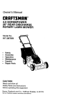 Craftsman 917.387256 Owner`s manual