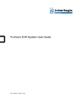 United Technologies TruVision SVR User guide