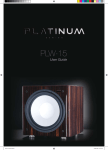 Monitor Audio PLW-15 User guide